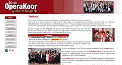 Desktop Screenshot of kleinoperakoor.nl