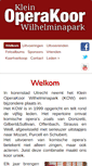 Mobile Screenshot of kleinoperakoor.nl